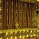 Светодиодная гирлянда Водопад Роса 3x1,2м, от USB, 120 LED, 8 режимов, IP44 Теплый белый - изображение 5