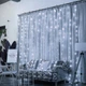 Светодиодная гирлянда штора 300 LED, 3x3м, 220В, прозрачный провод, 8 режимов, IP44 Белый - изображение 7