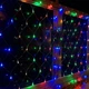 Светодиодная гирлянда сетка 160 LED, 2x1,5м, 220В, Прозрачний провод, 8 режимов, IP44, Мультиколор - изображение 1
