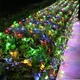 Светодиодная гирлянда сетка 160 LED, 2x1,5м, 220В, Прозрачний провод, 8 режимов, IP44, Мультиколор - изображение 5