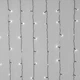Светодиодная гирлянда штора 400 LED, 6x1,5м, 220В, черный провод, 8 режимов, IP44 Белый - изображение 2