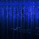 Светодиодная гирлянда бахрома 120 LED, 3x0,5м, 8 режимов, 220В, прозрачный провод, IP44 Синий - изображение 3