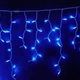 Светодиодная гирлянда бахрома 120 LED, 3x0,5м, 8 режимов, 220В, прозрачный провод, IP44 Синий - изображение 6