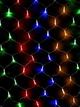 Світлодіодна гірлянда сітка 100 LED, 1,2x1,2м, 220В, прозорий провід, 8 режимів, IP44 - зображення 5