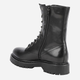 Trapery damskie skórzane na obcasie wysokie snurowane Geox Ankle Boots D16QDF00043-C9999 35 Czarne (8050036241474) - obraz 4