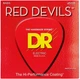 Струни для бас-гітари DR STRINGS RED DEVILS BASS - MEDIUM - 5-STRING (45-125) - зображення 1