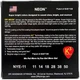 Струни для електрогітари DR STRINGS NEON YELLOW ELECTRIC - HEAVY (11-50) - зображення 3