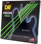 Струни для бас-гітари DR STRINGS NEON GREEN BASS - MEDIUM - 5 STRING (45-125) - зображення 2