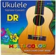 Струни для укулеле сопрано / концерт DR STRINGS MULTI-COLOR UKULELE SOPRANO/CONCERT - зображення 1
