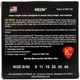 Струны для электрогитары DR STRINGS NEON GEEN ELECTRIC - LIGHT HEAVY (9-46) - изображение 3