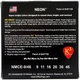 Струны для электрогитары DR STRINGS NEON MULTI-COLOR ELECTRIC - LIGHT HEAVY (9-46) - изображение 3