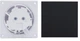 Комплект Вытяжной вентилятор AirRoxy dRim 100 S BB + Пластиковая панель AIRROXY 01-159 Black Mat Plexi черная матовая - изображение 1
