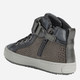 Trampki dziecięce dla dziewczynki wysokie Geox Sneakers J744GI0DHAJ-C9002 27 Szare (J744GI0DHAJC900227) - obraz 4