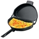 Омлетниця сковорода для омлету з антипригарним покриттям Folding Omelette Pan - зображення 1