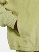 Толстовка на молнии без капюшона женская Nike Air Cord Fleece Full-Zip DQ6928-334 S Alligator/Medium Olive (196151516405) - зображення 5