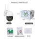 Поворотна погодозахисна IP WiFi камера IPC-V380-8 1080P Onvif v380 (YU8SH12662) - зображення 3