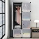 Збірна пластикова шафа-органайзер Storage Cube Cabinet МР 28-5 Чорний (SN9QI8987) - зображення 6