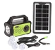 Портативна сонячна станція, Ліхтар GDPlus GD-8076 13800mAh FM-радіо + Bluetooth (GD8076FNRSP) TIN66 - зображення 1