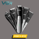 Аккумуляторная машинка для стрижки волос VGR V-012 Триммер окантовочный для бороды и усов 6в1 - изображение 9