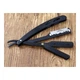 Опасная бритва/опаска/шаветка раскладная для безопасного лезвия Straight Razor черная (GS-113285) - изображение 8