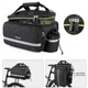 Велосумка на багажник Сумка-штаны для велосипеда West Biking 950G 35 л 35 × 23 × 19 см Чёрный - изображение 5