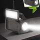 Многофункциональный Фонарь Лампа Solar lighting system GD-8076 |10000 mAh, 4 Лампы, FM, SD карта| - изображение 2