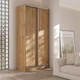 Шкаф-купе Viant Light1 ДСП/ДСП 1200х600x2200 мм Дуб тахо - изображение 1