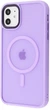 Противоударный матовый чехол с поддержкой MagSafe WAVE Matte Insane Case with MagSafe iPhone 12 / 12 Pro (6.1") Light Purple - изображение 1