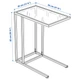 Стіл для ноутбука 35x65см, скло IKEA VITTSJO 002.502.49 - изображение 6