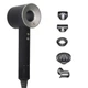 Фен стайлер для волос Magic Hair HD03 Supersonic 5 в 1 Grey 5 насадок - изображение 3