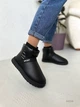 Угги женские черные короткие р.36 (23 см) 00909 - изображение 2