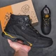 Мужские зимние кожаные ботинки Jack Wolfskin Black 45 30 см Черные - изображение 5