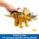Динозавр Регалицератопс со звуком Мир юрского периода Jurassic World Dinosaur Toy Regaliceratops Mattel (HLP19) - изображение 4