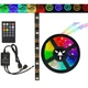 Світлодіодна стрічка SMD 5050 RGB LED 5 м IP65 з пультом та блоком живлення USB, 5м, Стрічка світлодіодна 5050 - зображення 4