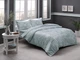 Постельное белье TAC. Sateen Lucca Mint-Евро - изображение 1