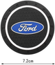 Силиконовый коврик в подстаканник с логотипом Ford комплект 2 штуки - изображение 3