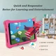 Планшет 8" Full HD Aeezo TK801 2/32Gb 4 ядра Android 10 5000 mAh Чорний Рожевий чохол - зображення 4