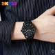 Наручные часы Skmei 2121 Черный Кожаный ремешок - изображение 3