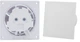 Комплект Вытяжной вентилятор AirRoxy dRim 125 S BB + Пластиковая панель AIRROXY 01-161 WHITE Mat Plexi белая матовая - изображение 1