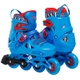 Роликовые коньки раздвижные детские FL-FEILE BW-225 S (30-33) (PL, PVC, колесо PU светящ., Голубой) - изображение 4