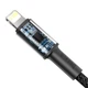Кабель передачи данных Baseus Type-C to Lightning PD 20W 2 м Black - изображение 3