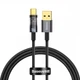 Кабель Baseus Explorer Series Auto Power-Off Cable USB to Type-C 100W 1m CATS000201&nbsp;Black - изображение 1