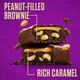 Батончик Snickers Peanut Brownie с карамелью и орехами 34g - зображення 3
