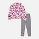 Детский комплект (худи + леггинсы) для девочки Reebok B4470RG (2T) 92 см Punch Berry (196096103975) - изображение 9