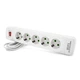 Сетевой фильтр Voltronic F25-White 2 м, 5 розеток, 10А - изображение 1
