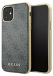 Панель Guess 4G Collection для Apple iPhone 11 Grey (3700740461822) - зображення 1