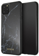 Etui Guess Marble Glass do Apple iPhone 11 Pro Max Black (3700740461419) - obraz 1