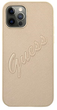 Панель Guess Saffiano Vintage Script для Apple iPhone 12 Pro Max Золота (3666339004439) - зображення 2