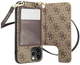 Etui Guess Crossbody Cardslot do Apple iPhone 12/12 Pro Brown (3666339016173) - obraz 3