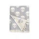 Пляжное полотенце Lotus. Pestemal Skull grey-90х160 - изображение 4